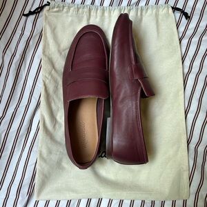 Madewell Burgundy Lacey Loafers